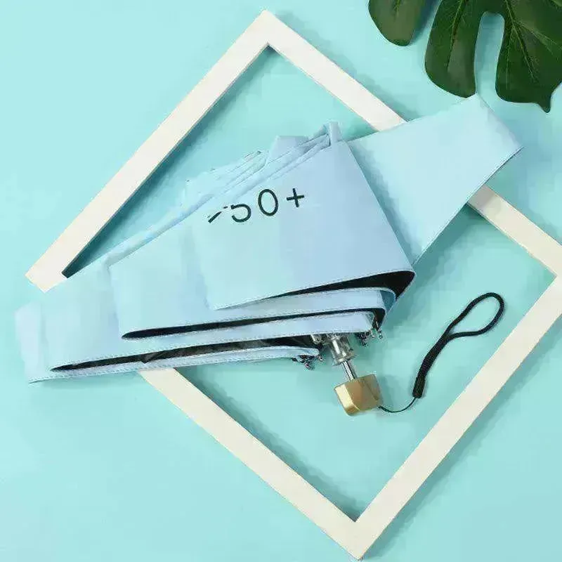 Small and Portable Umbrella  Dual-use Folding Five-fold Umbrella