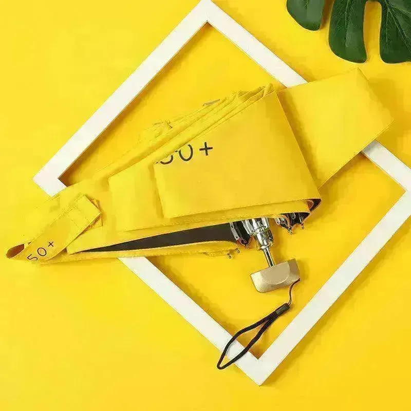 Small and Portable Umbrella  Dual-use Folding Five-fold Umbrella
