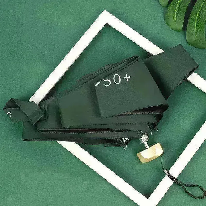 Small and Portable Umbrella  Dual-use Folding Five-fold Umbrella