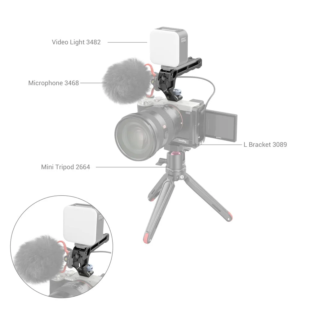 SmallRig Top Handle with Cold Shoe Lite) 3764