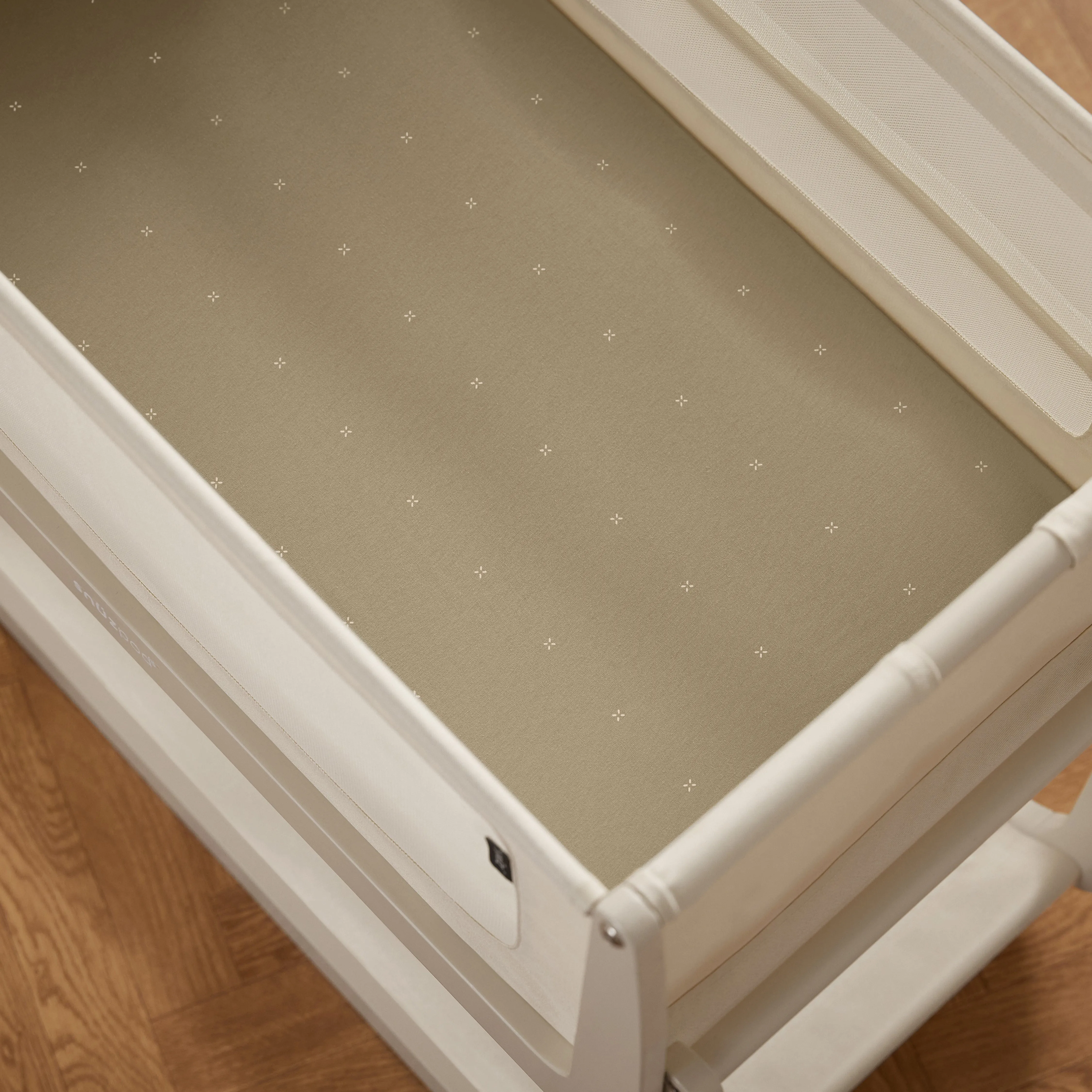 Snuz Twin Pack Crib Sheets - Sage Cross