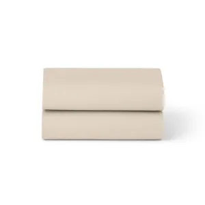 Snuz Twin Pack Crib Sheets - Sand
