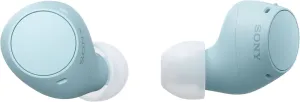 Sony WF-C510 Wireless Bluetooth Earbuds with Deep Bass, Clear Call Quality, IPX4 Water Resistance, Lightweight Design, Long Battery Life, Quick Charging, iOS & Android Compatible (Blue)