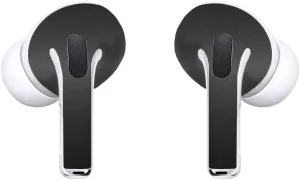 SopiGuard Sticker Skin for 2022 Apple AirPods Pro 1st and 2nd Gen Earbuds Vinyl Wrap (3M Brushed Black)