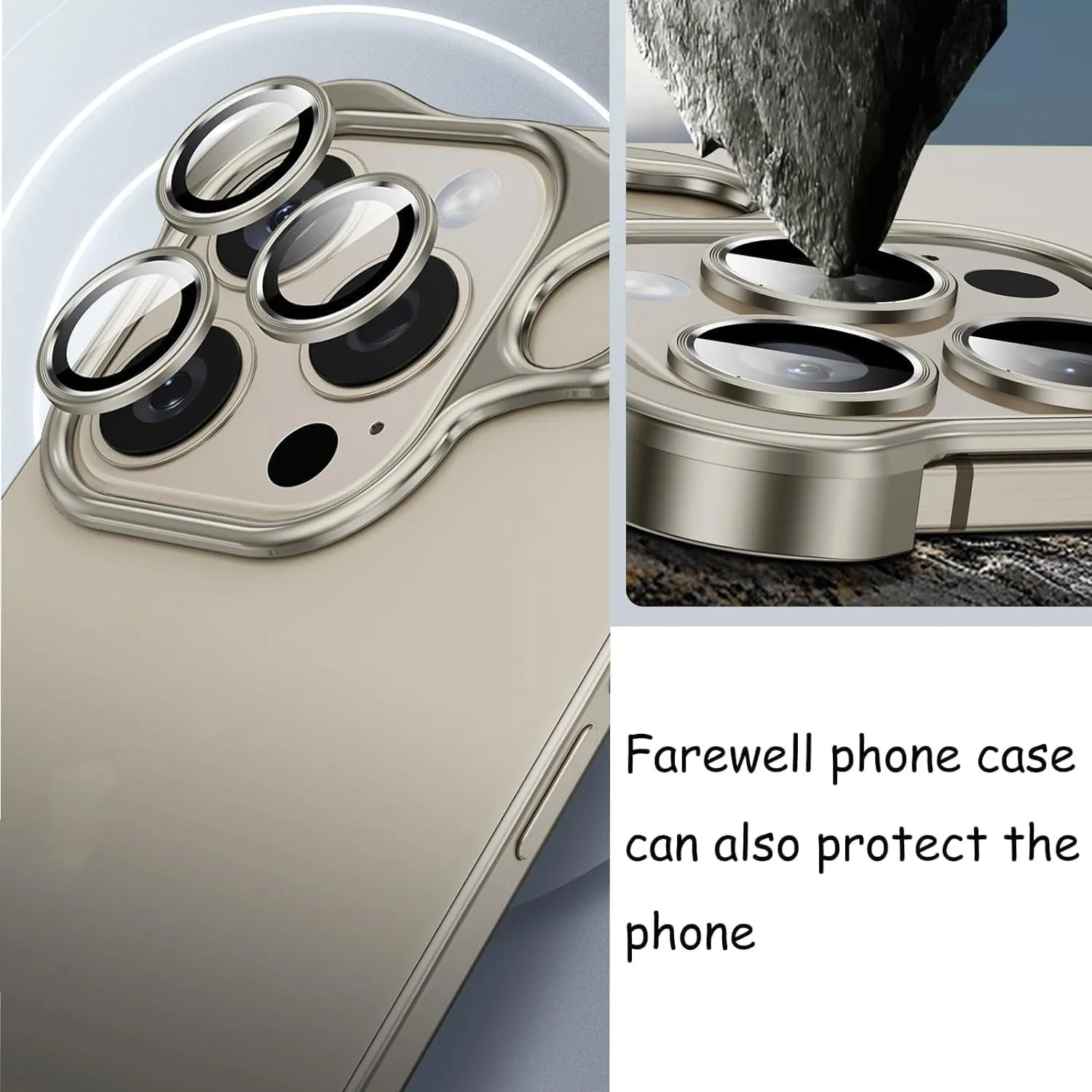 Special-Shaped Metal Corner Pad Anti-Fall Phone Case for iPhone 13 14 15/Pro/Plus/Pro Max (Blue, for iPhone13promax)