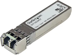 StarTech.com Cisco SFP-10G-SR Compatible SFP  Module - 10GBASE-SR - 10GbE Multimode Fiber MMF Optic Transceiver - 10GbE SFP  - LC 300m - 850nm - DDM Cisco Firepower, ASR9000, C9300 (SFP10GSRST)