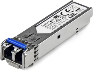 StarTech.com MSA Uncoded Compatible SFP Module - 100BASE-LX - 100MbE Single Mode Fiber (SMF) Optic Transceiver - 100Mb Ethernet SFP - LC 10km - 1310nm - DDM (SFP100BLXST),Silver