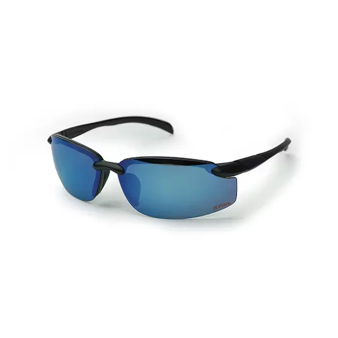 Stihl | Deputy II Glasses | Black/Blue Ice Mirror (7010 884 0395)