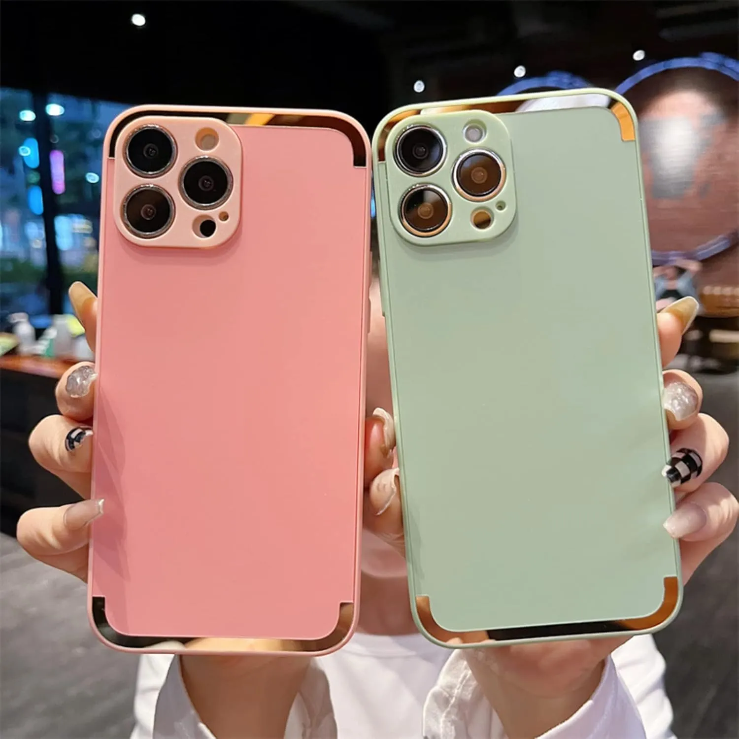 Stylish Unique Skin-Friendly Silicone Phone Case for iPhone 14 13 12 11 Plus Pro Max Comfortable Grip Feeling Personalized Full Surround Protective Cover(Black,12 Pro Max)