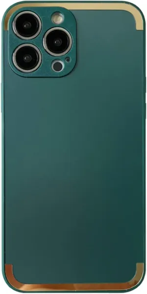 Stylish Unique Skin-Friendly Silicone Phone Case for iPhone 14 13 12 11 Plus Pro Max Comfortable Grip Feeling Personalized Full Surround Protective Cover(Green,12 Pro Max)