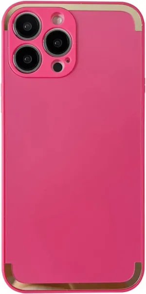 Stylish Unique Skin-Friendly Silicone Phone Case for iPhone 14 13 12 11 Plus Pro Max Comfortable Grip Feeling Personalized Full Surround Protective Cover(Red,12 Pro Max)