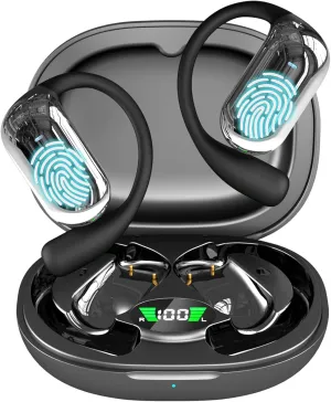 Translation Earbuds Real Time | Language Translator Earbuds, Two-Way Translator Device with APP for 144 Languages and 13 Offline Translation Packs, Two-Way Translator with Al Semantic Tech (Black)