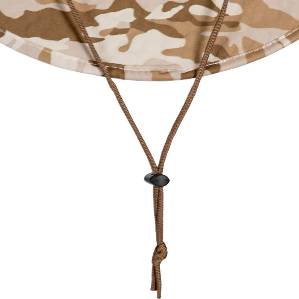 Under Brim Straw Hat | Desert Military Camo