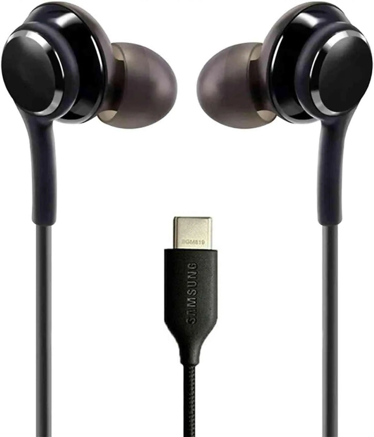 UrbanX 2021 Earbuds Stereo Headphones for Samsung GalaxyZ Flip3 5G/Z Flip4/Z Fold2 5G/Z Fold3 5G/Z Fold4 Designed by AKG - Braided Cable with Microphone and Volume Remote Type-C Connector