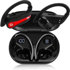 UrbanX Wireless Earbuds for Samsung galaxys Fold with Immersive Sound True 5.0 Bluetooth Over The Ear Sport Headphones - Includes A Charging Case - Stereo Calls Touch Control IPX7 Sweatproof Deep Bass