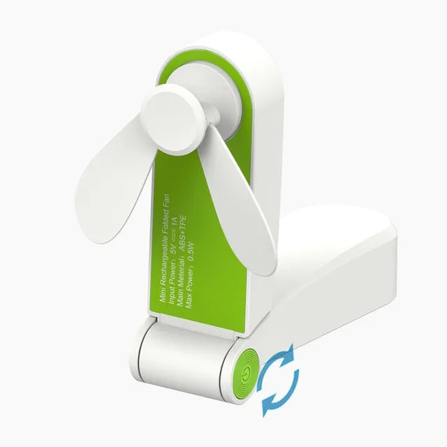 USB Pocket Fold Electric Portable Originality Small Fan