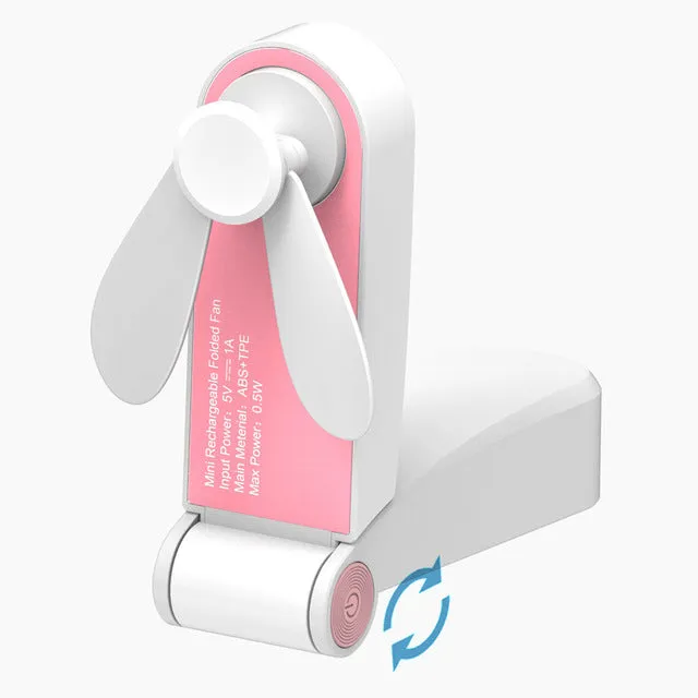 USB Pocket Fold Electric Portable Originality Small Fan