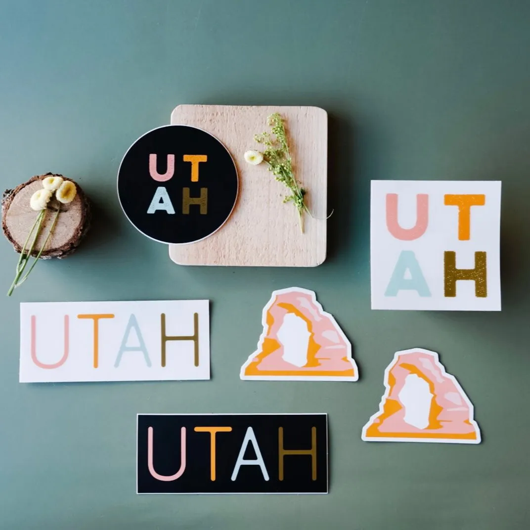 Utah Stickers & Magnets & Pins
