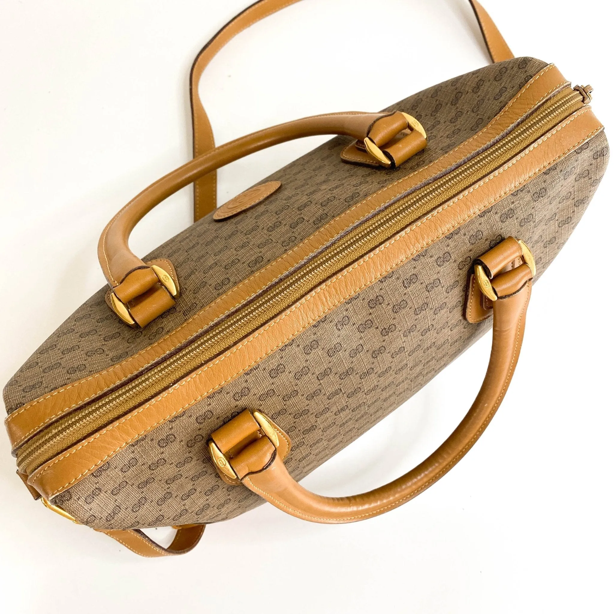 Vintage Old Gucci Mini Boston Bag