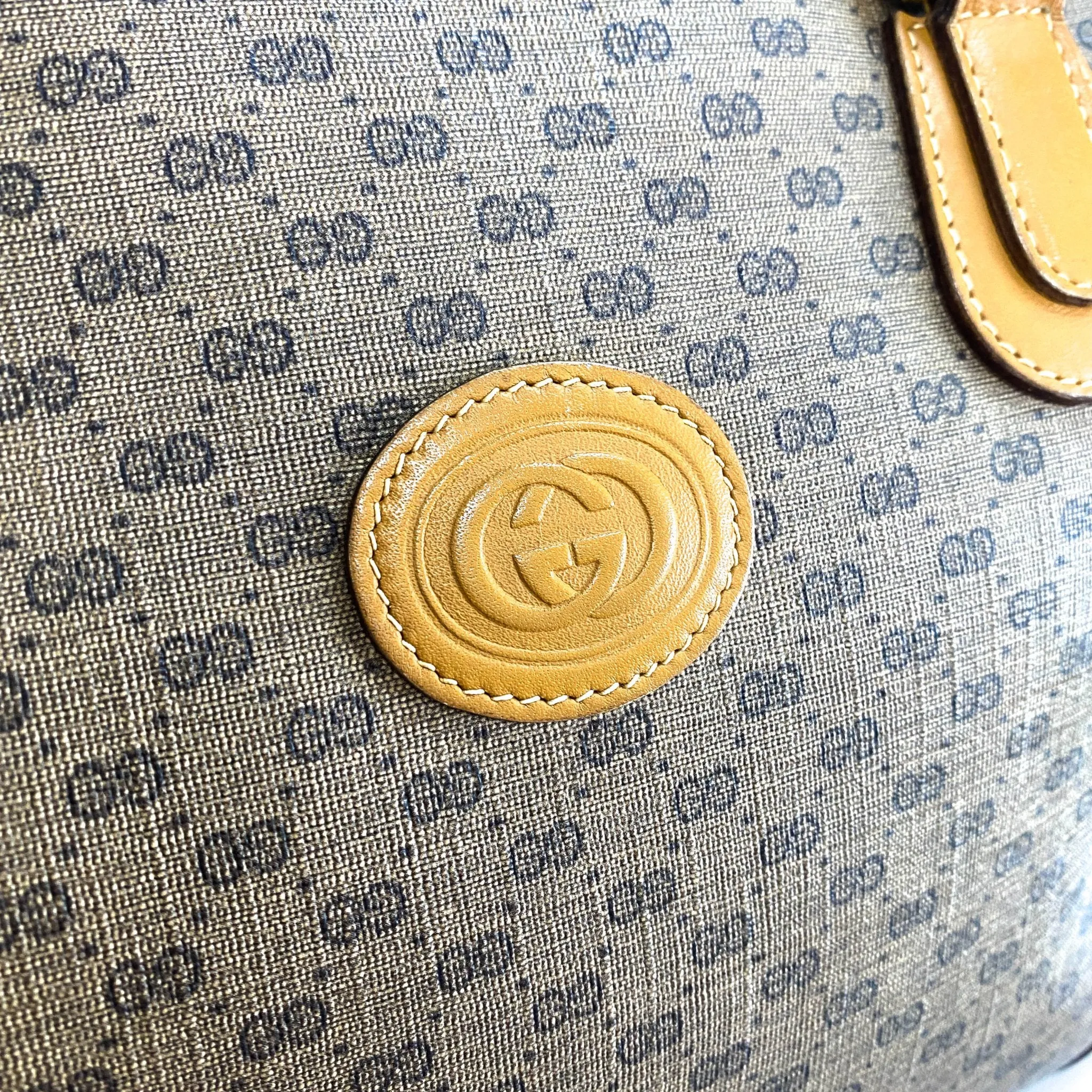 Vintage Old Gucci Mini Boston Bag