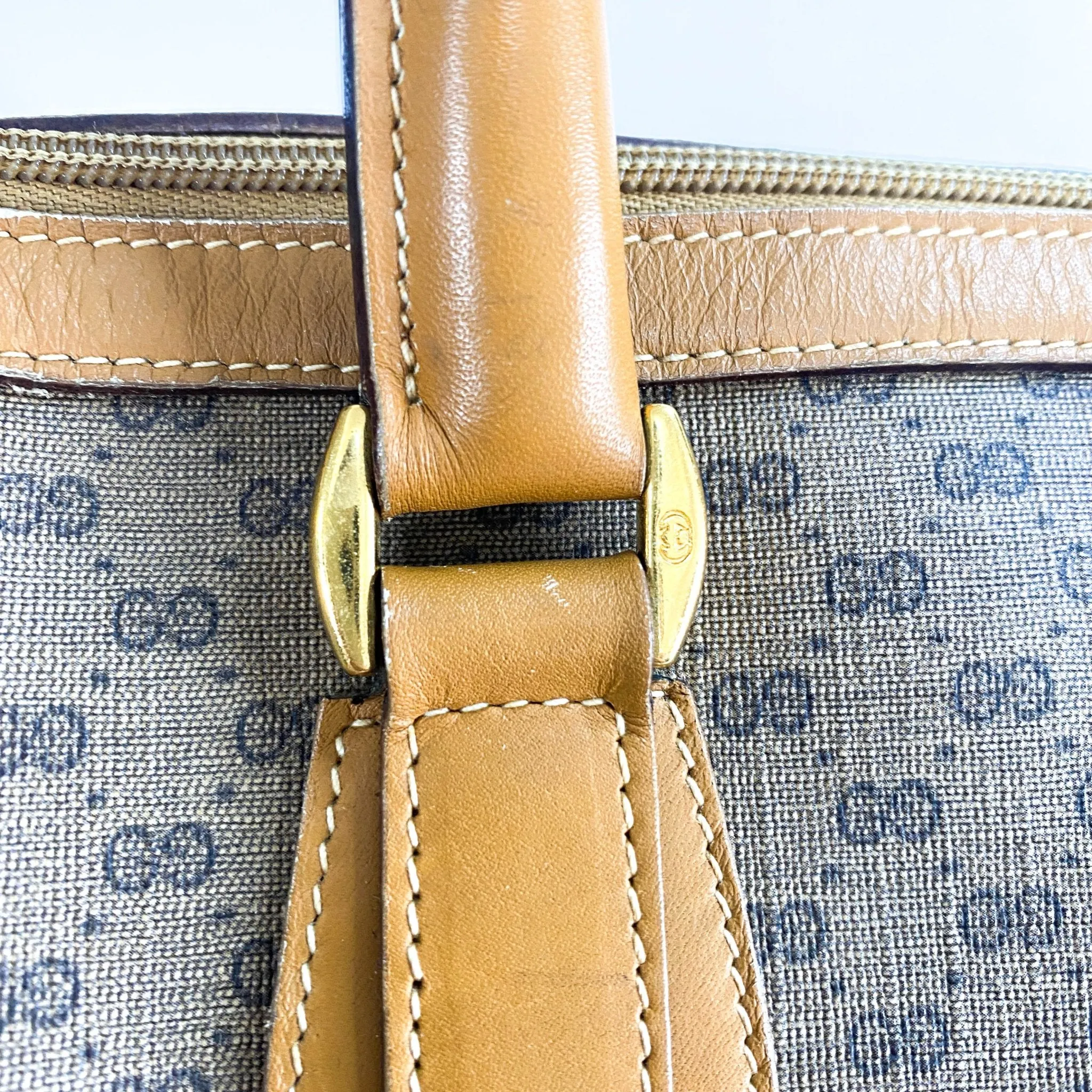 Vintage Old Gucci Mini Boston Bag