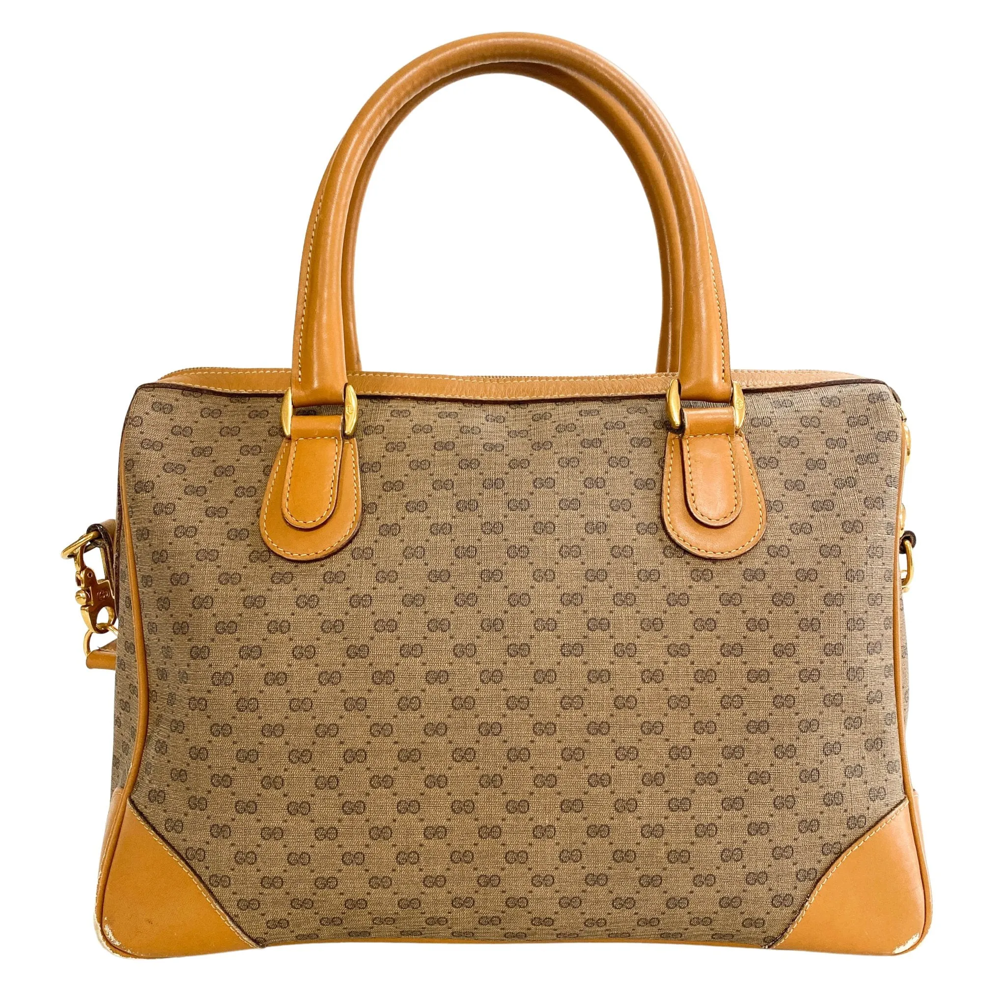 Vintage Old Gucci Mini Boston Bag