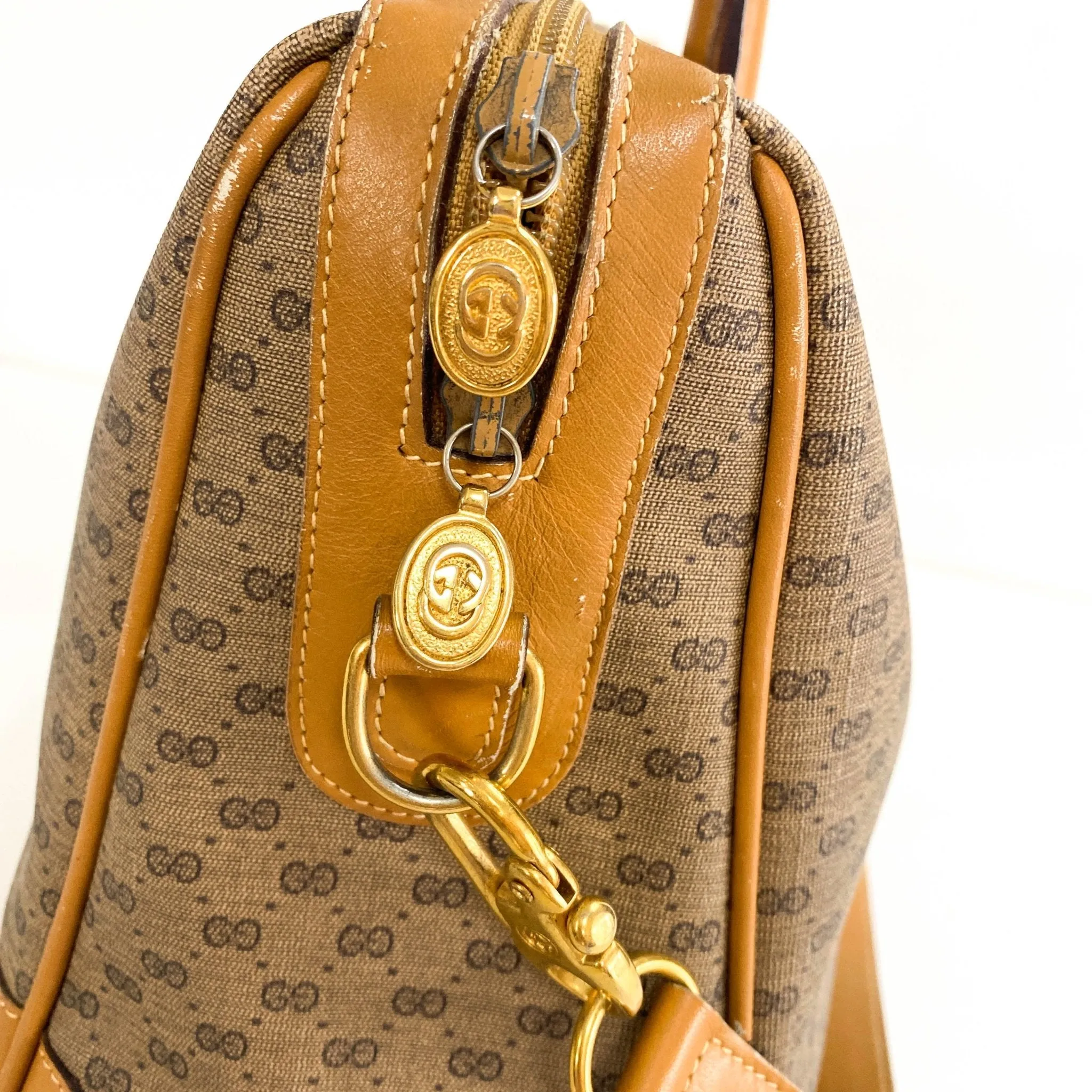 Vintage Old Gucci Mini Boston Bag