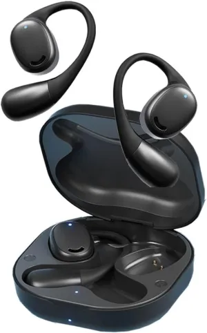 Wireless Earbuds - Bluetooth Headphones with Open Ear Design (M56-Black)