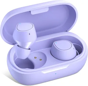Wireless Earbuds for iPhone 16 Pro Samsung S24 S23 S22 S21 Ultra A35 A15 A14,Noise Canceling Bluetooth Headphones Lightweight in-Ear Ear Buds with HD Mic,Immersive Sound,Deep Bass,ChargeCase,Purple
