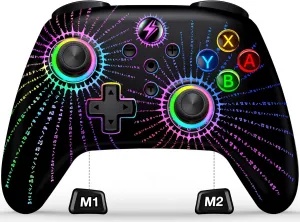 Wireless Switch Controller for Nintendo Switch Controller/Lite/OLED, LED Wired PC Game Joysticks - Wireless iOS/Android Remote, Game Accessories Interactive Gaming Figures