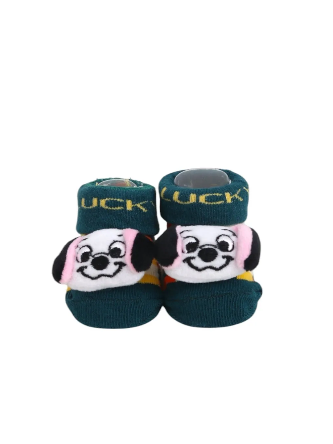 Yellow Bee Disney 3D Socks Trio for Boys – Mickey Mouse, 101 Dalmatians Lucky Dog, and Frozen Olaf