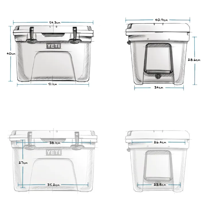 Yeti Tundra 35 Hard Cool Box - Navy